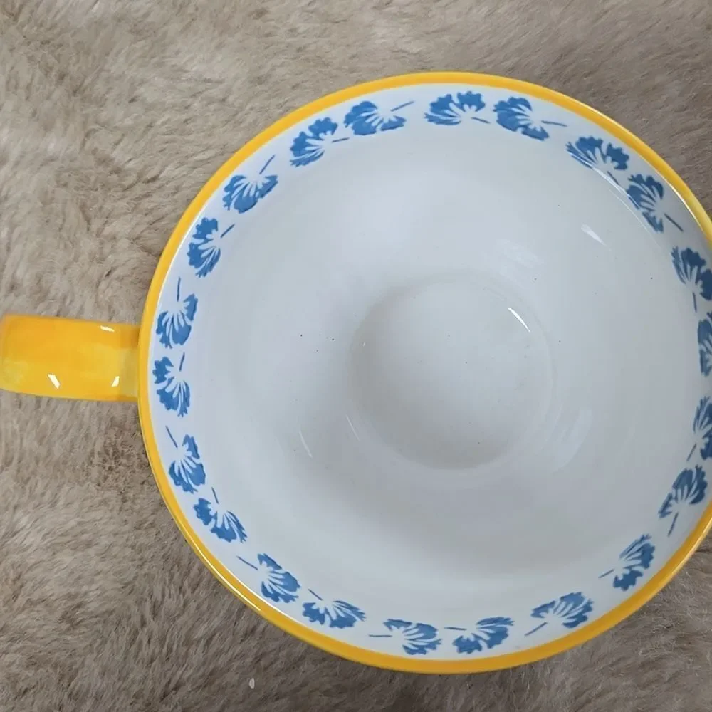 Potter's Studio Floral Footed Coffee Mug